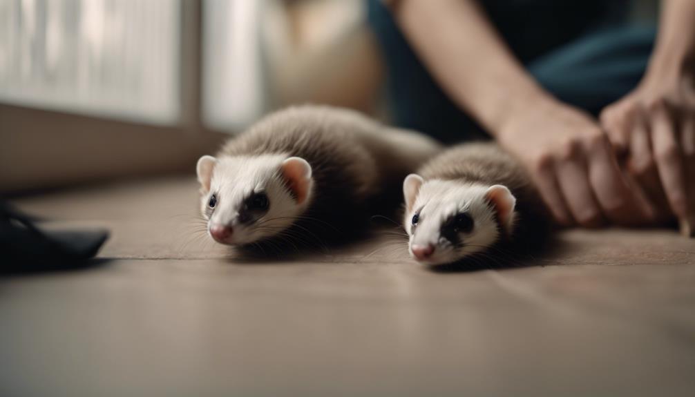 bonding with a ferret