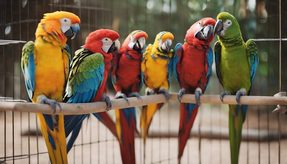 breeding parrots species challenges