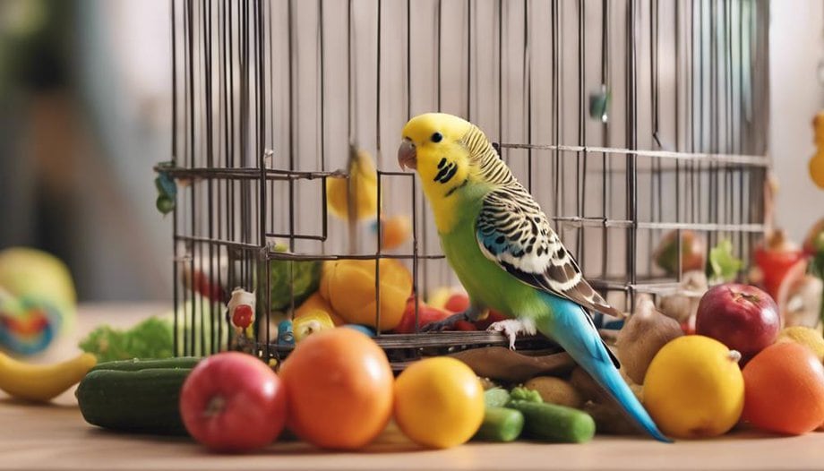 budgerigar care essentials highlighted