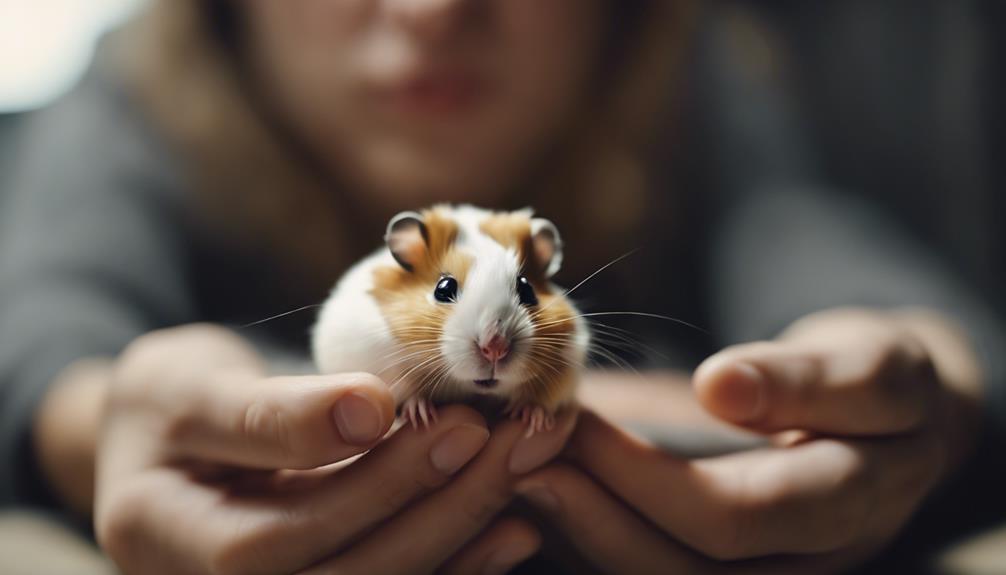 caring for pet hamsters