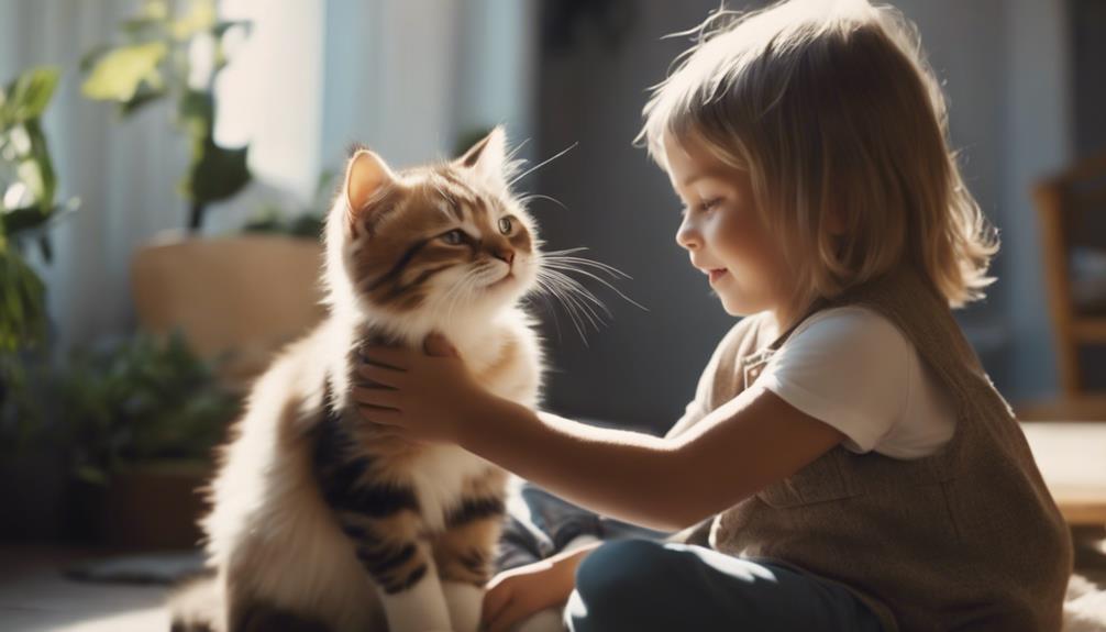 cat socialization with children