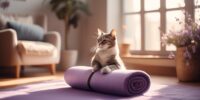 creating calming yoga for cats