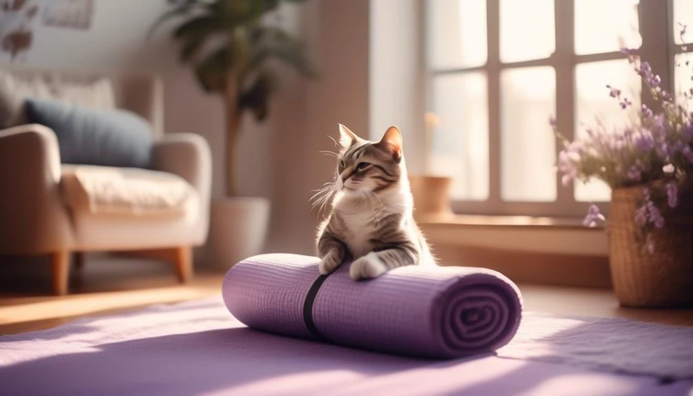 creating calming yoga for cats