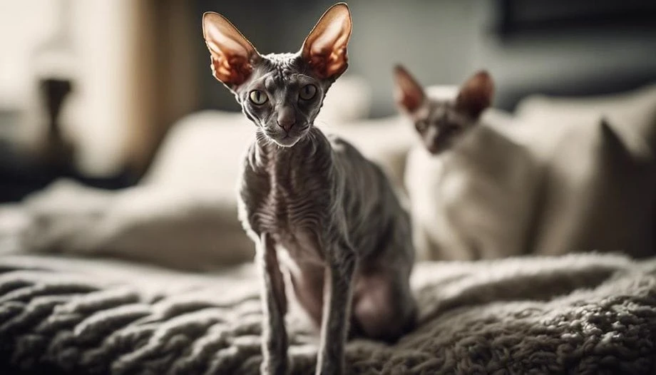 curly coated cornish rex cats