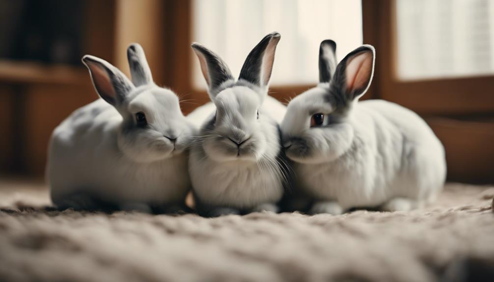 dutch rabbits social interactions