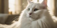 elegant turkish angora grooming