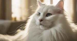 elegant turkish angora grooming