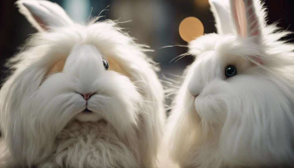 english vs french angora rabbits