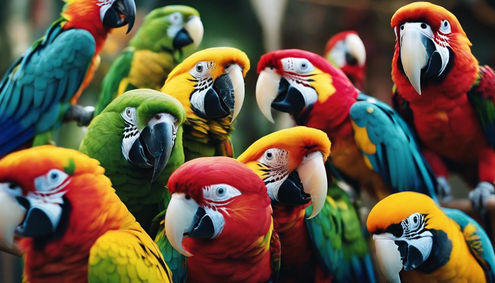 exploring parrot family tree