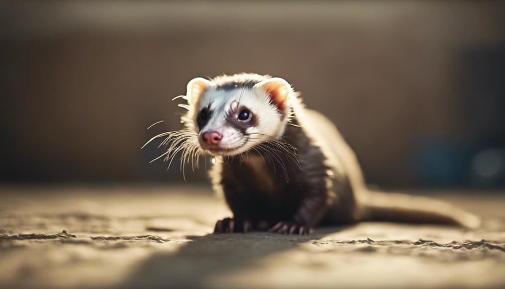 fat deficiency in ferrets