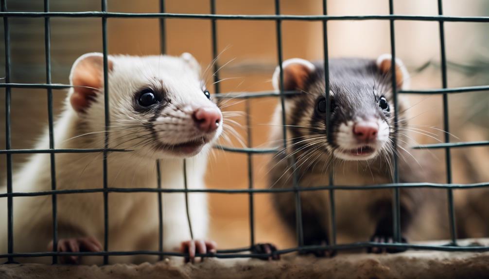 ferret and rodent interactions