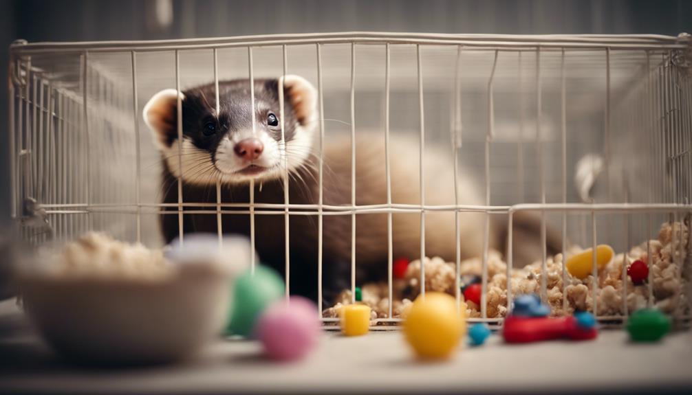 ferret cage cleaning schedule