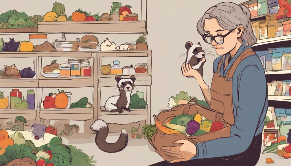 ferret diet vet consultation