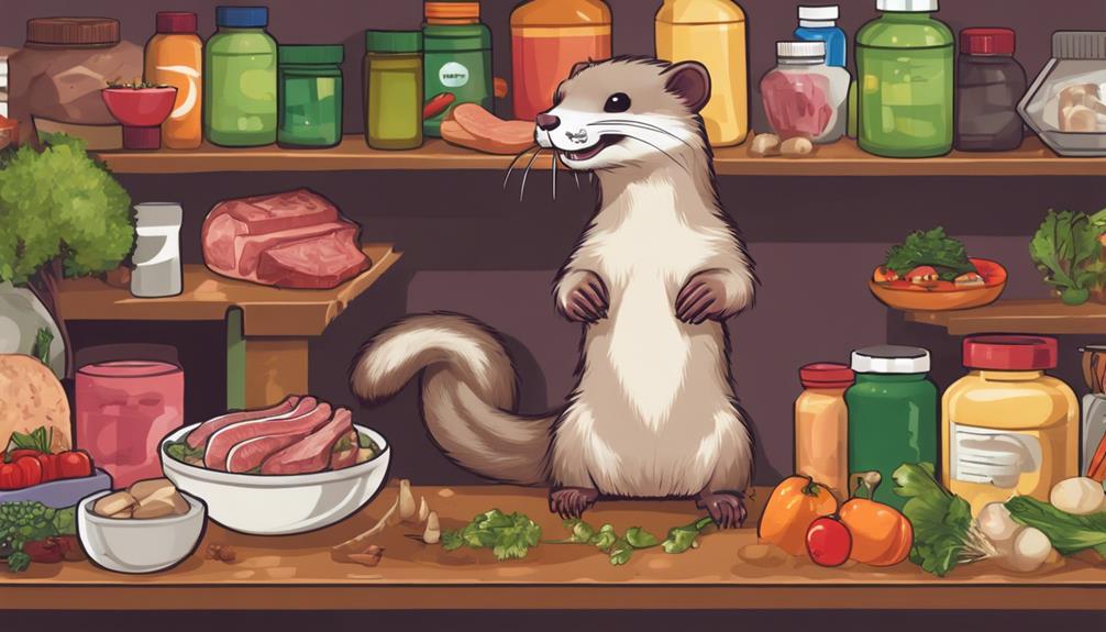 ferret dietary supplement use