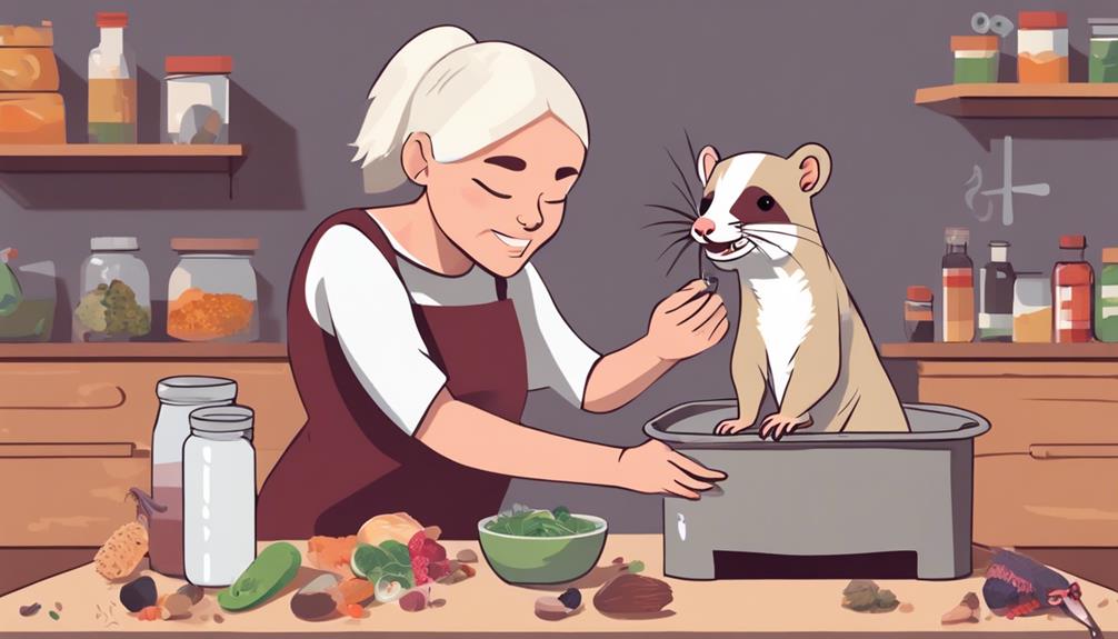 ferret health post diet changes