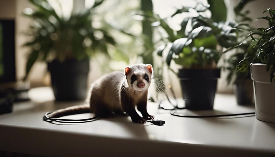 ferret proofing for free roaming