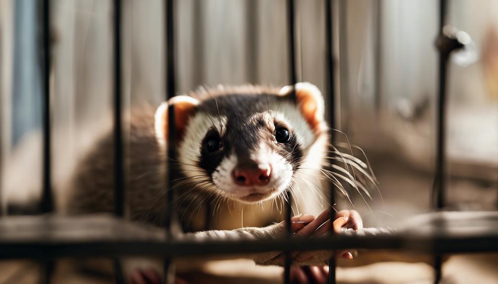 ferrets and cage accessories