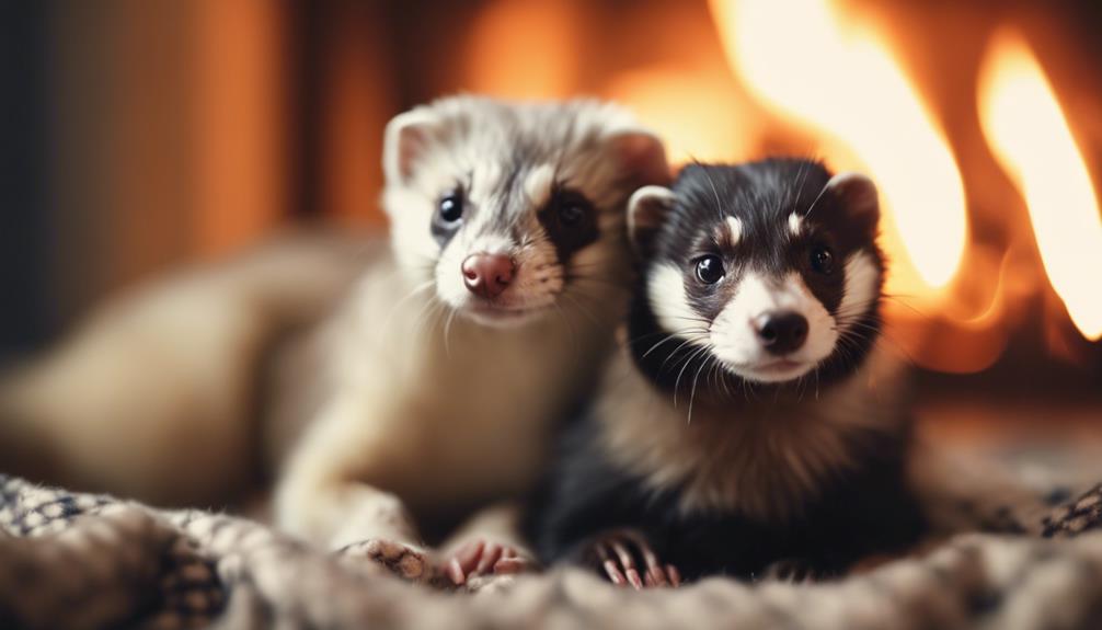 ferrets and dogs bond