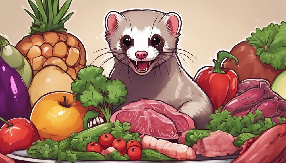 ferrets and raw diet