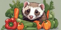 ferrets and vegetable consumption