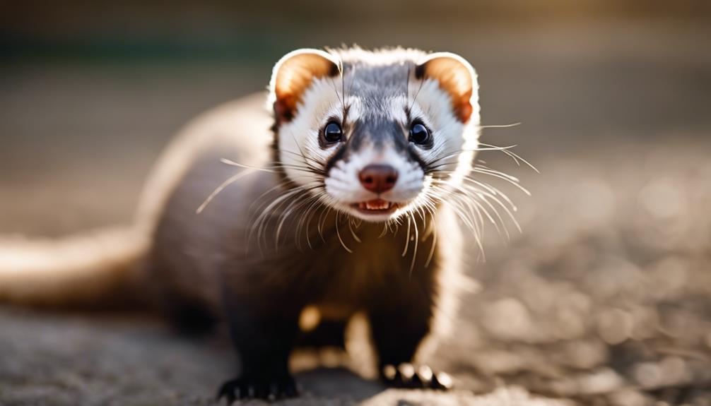 ferrets exhibit playful behaviors