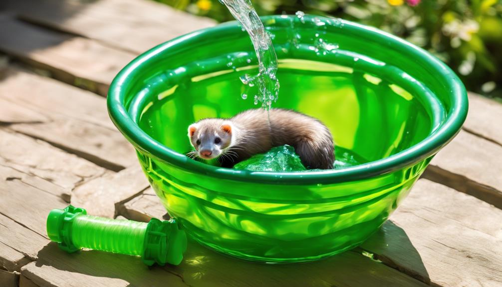 ferrets need clean water