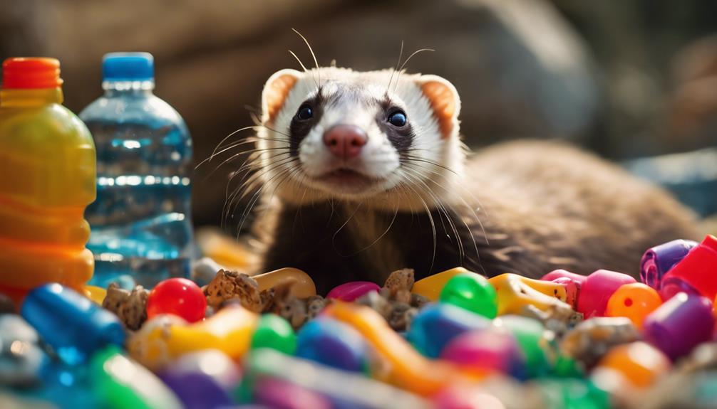 ferrets require fresh water