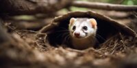 ferrets thrive with hideouts