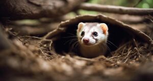 ferrets thrive with hideouts