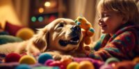 golden retrievers perfect childhood companions