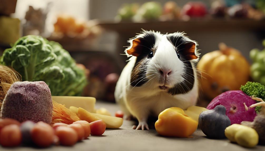 guinea pig diet differences