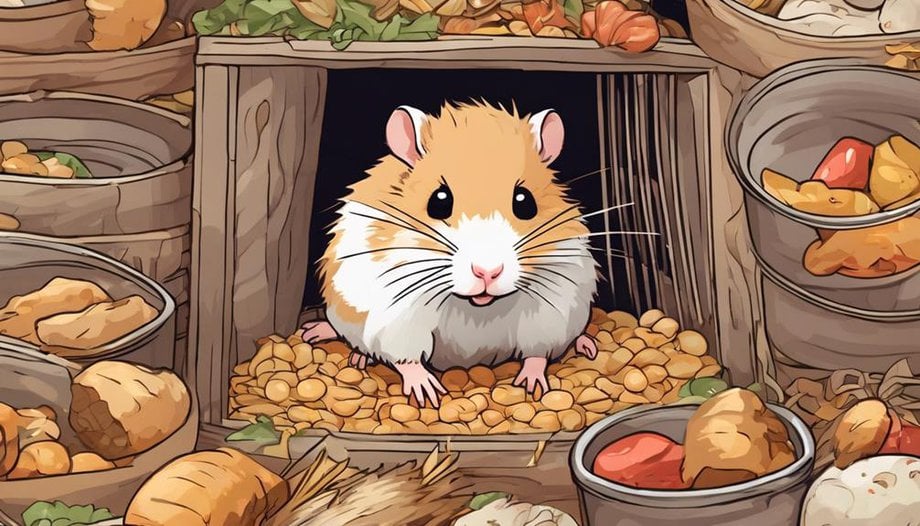 hamster s food hoarding behavior