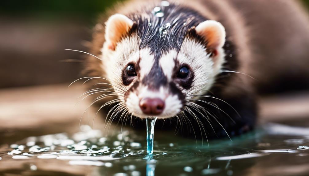 hydration for healthy ferrets