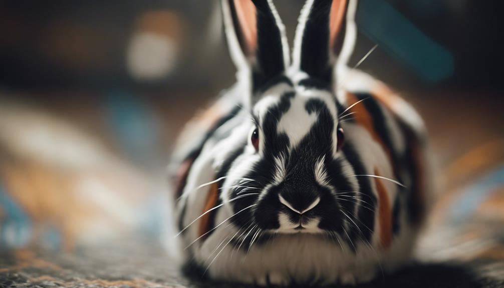 identifying harlequin rabbit features