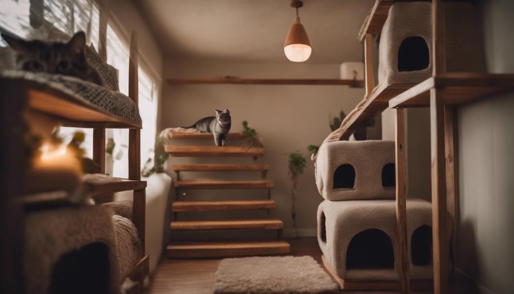 incorporating feline friendly design elements