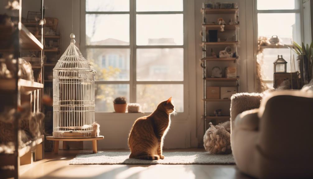 introducing cats to birds