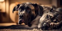 large dog breeds and cats