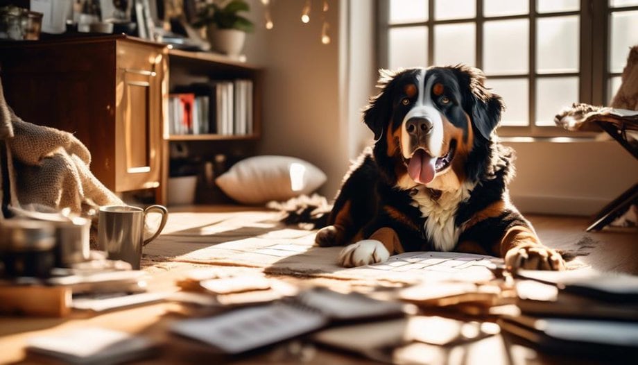 large gentle swiss working dog