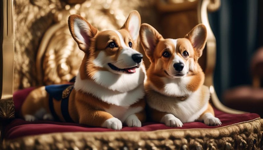 loyal corgis as companions