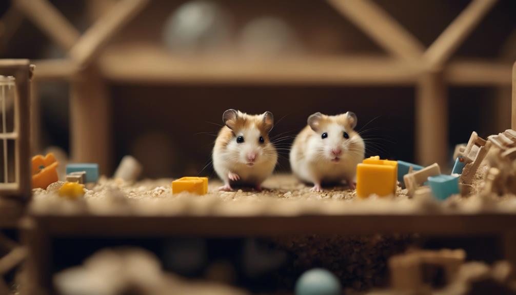 monitoring hamster behavior closely