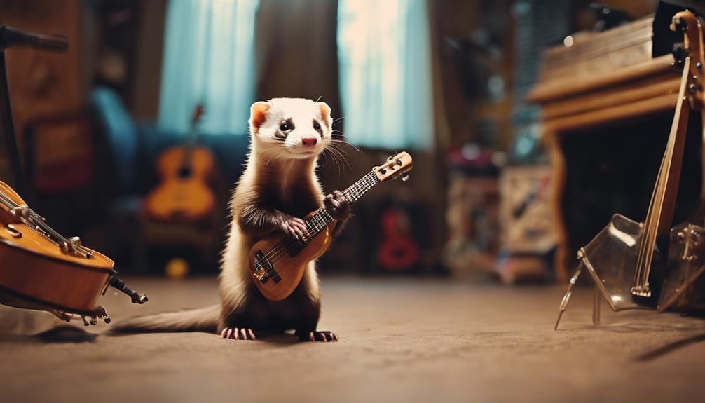 music and ferret behavior