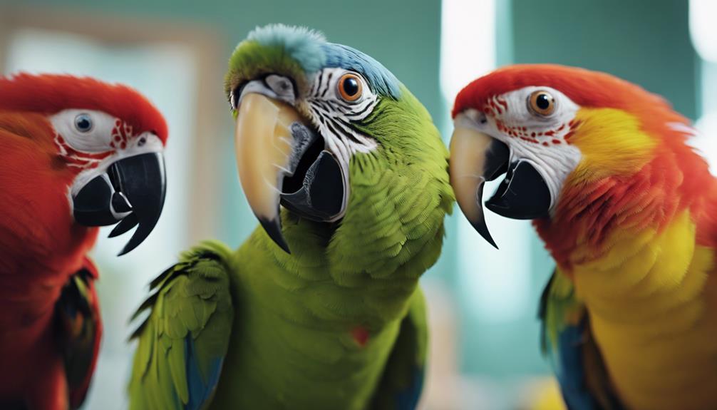 parrot species behavioral traits