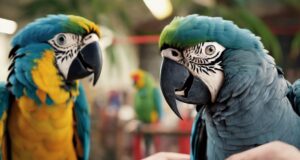 parrot stress signs identification