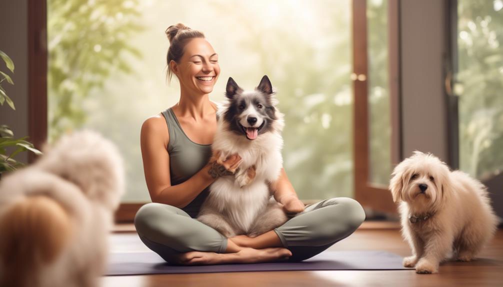 promoting pet yoga practice