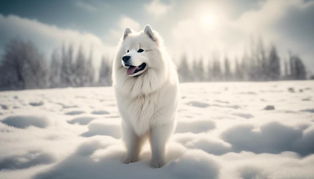 samoyeds perfect cold climate dogs