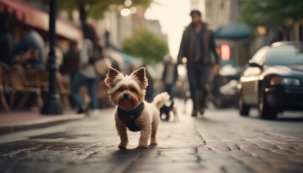 small dogs in urban environments