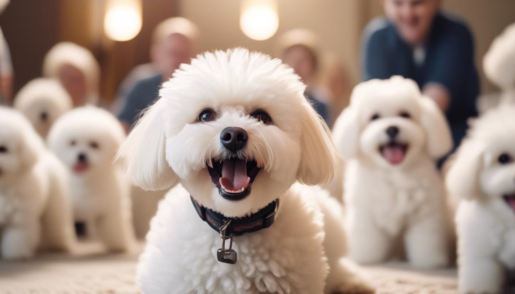 small fluffy white dog