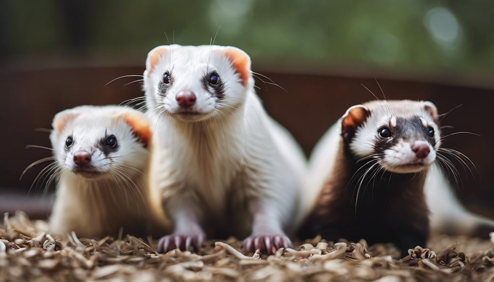 varied care for ferrets