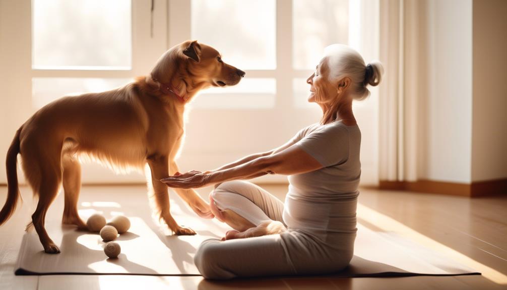 yoga for aging pets