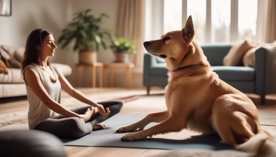 yoga for anxious dogs